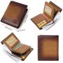 XL294 Men's Genuine Leather Short Wallet Soft Comfortable Purse Gift Packaging Box Card Holders Accept Customized Logo