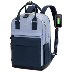 LOVEVOOK Waterproof School Bag Backpack for teenagers girls 15.6 in laptop Bag work travel backpack wholesale USB smart backpack