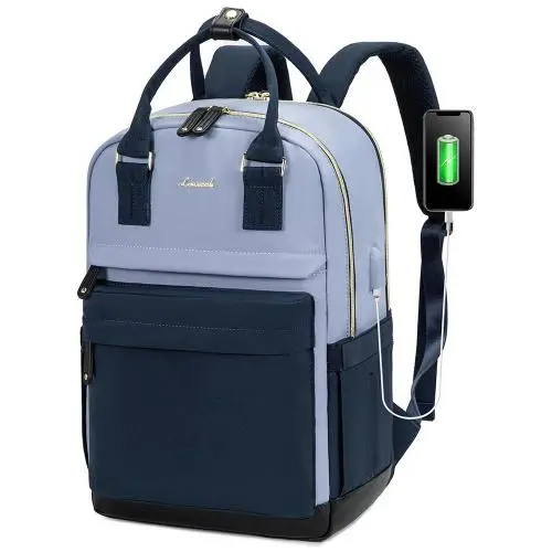 LOVEVOOK Waterproof School Bag Backpack for teenagers girls 15.6 in laptop Bag work travel backpack wholesale USB smart backpack