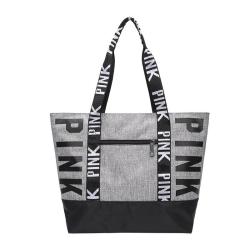 Gelory Fashion Large Capacity Shopping Bags Nylon Folding Waterproof Shoulder Tote Bag Travel Handbag for Women
