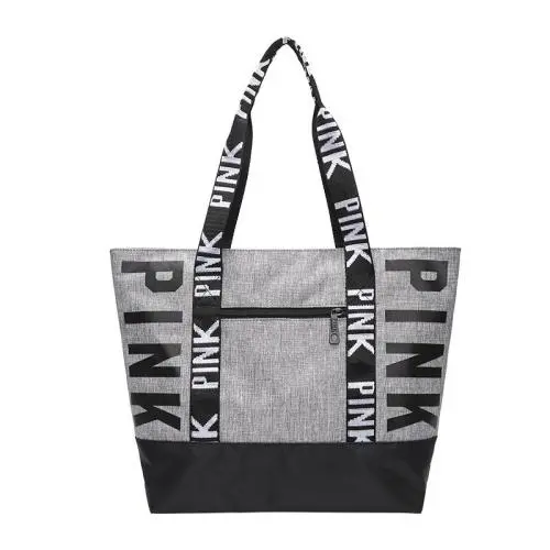Gelory Fashion Large Capacity Shopping Bags Nylon Folding Waterproof Shoulder Tote Bag Travel Handbag for Women