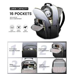 LOVEVOOK Waterproof Durable 15.6 17 In Gradient Computer Bag Travel College School Student Backpack Men Business Laptop Backpack