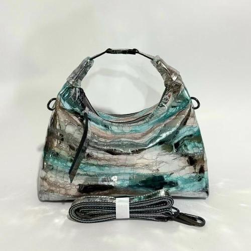 REALER Snake Pattern Genuine Leather Female Shoulder Crossbody Bag Ladies Totes Hand bags Real Leather Hobos handbags for women