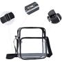 PVC bag Fashion Entire Transparent  Mini Clear Women Crossbody Bag