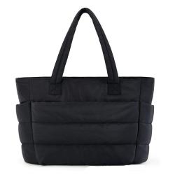 New style women's handbags lightweight fluffy tote bags suitable for travel work custom winter handbags ladies bag