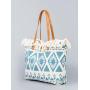 Wholesale Bohemian Tassel Fringe Large Canvas Bags Summer Bags For Women sac tendance 2024  Beach Tote Bag