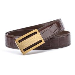 Cintos Masculinos Erkek Kemer Cinturones Fashion luxury Designer Genuine Crocodile Leather Belts For Men Alligator Man Belt