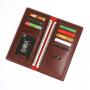 CUIKCA New Vintage Style Long Wallets Lychee Pattern Soft PU Leather Men Women Wallet Purse Business ID & Credit Card Holders