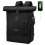 2023 LOVEVOOK Stylish roll top backpack University school boys girls Anti-Theft Bag travel business laptop backpacks with usb