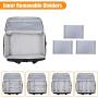 Health Nurse Bag Medical Bag Empty First Aid Storage with Detachable Divider Medical Supplies Bag
