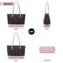 Lovevook wholesale luxury Tote Bags Shoulder Purse Work Bags casual 3 in 1 PU Leather crossbody bags women handbags