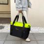 HR760 Large Carrying Short Distance Travel Bag Oxford Business Trip Reinforced Contrasting Colors Hand Luggage Bag Leisure Bag