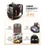 LOVEVOOK TSA Carry On Flight Approved Luggage Backpack 40L Waterproof Weekender Bag with 3 Cubes Travel Backpack for Women Men