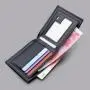 OEW014 Mens Short Wallet PU Leather Fashion ID Cards Holder Clutch Coin Purse Vintage Business Slim Man's Wallet