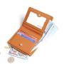 ZR201 2023 Women's wallet Ultra-thin card bag Fashion short small wallet Simple two-fold bag Korean version