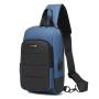 ZWY116 New Casual Lightweight USB Men Chest Bag Wholesale Oxford Waterproof Crossbody Bags Hot Sale Travel Work Shoulder Bag