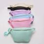 Keymay RTS Stock Fast Shipping Gold Zipper Waterproof Nylon Crossbody Bag Waterproof Bum Bag Ladies Waist Bag Fashion Fanny Pack