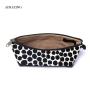 Black and White Polka-Dot PU Leather Makeup bag Cosmetic Bags Make Up Box Case Storage Cosmetic PVC Pouch