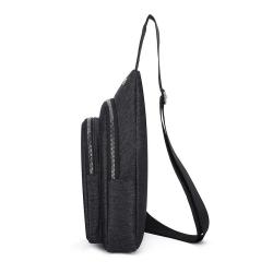ZR662 Man Chest Bag New Waterproof Shoulder Bag Sports Travel Crossbody Leisure Solid Color Print logo Business High Quality Bag