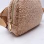 Keymay New Arrival Rts 7 Colors Winter Crossbody Buckle Belt Teddy Sherpa Waist Bag Sports Fanny Pack Bum Bag Zipper Chest Bag