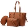 LOVEVOOK 2021 Shoulder hand bags women handbags ladies 3in1 Crossbody Messenger Bags luxury PU Leather women purses and handbags