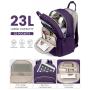 LOVEVOOK School Backpack for Women 15.6 Inch Laptop Back pack Work Bag Waterproof Stylish Travel Bags Casual Dayback For college