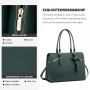 LOVEVOOK Fashion Modern Business Office Work Bag Waterproof PU Leather 15.6 Inch Computer Laptop Tote Bag for Women