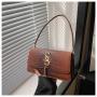2024 Shinny Leather Shoulder Tote Bags Ladies Luxury Leather Bags Women Handbags For Girls Evening Bags