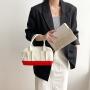 Custom Logo Large Capacity Canvas Tote Handbag Daily Shopping Simple Casual Women Hand Bag Crossbody Messenger Shoulder Bag