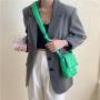 Winter New Casual Simple Nylon Puffer Small Square Bag Fashion Shoulder Bag Stitching Cotton Diamond-Shaped Crossbody Bag
