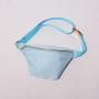 Stock Multi Color Nylon Ice Blue Basics 5 Piece Packing Cosmetic Bag Waist Bag Backpack Makeup Travel Bag Set