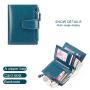 Factory Direct Sales Pu Wallet Women Short Multi-Functional Zipper Women'S Wallet Large Capacity Card Holder Coin Purse