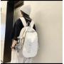 ZF165 New Schoolbag Female Junior High School Students Shoulder Bag Male Computer Backpack Polyester Breathable Waterproof