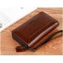 Pu Cartera De Hombre Vintage Zipper Carteras Mujer 2023 New Fashion Men Card Holder Wallet CY109