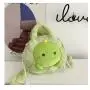Custom Tote bag plush cute animal doll pendant portable decorative zipper single shoulder chain niche design plus logo