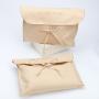 Custom Logo Printed Underwear Packaging Envelope Bag Cotton Lingerie Bag