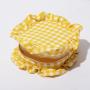 Stock Gingham cosmetic bag Lattice Cute Small pouch for Women Ruffle Girls Makeup Bag beauty Wedding Clutch Bags