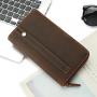 KBW315 2023 Hot Selling Money Bag Head Layer Cowhide Clutch Bag Large Capacity Retro Simple Men's Long Multi-card Package
