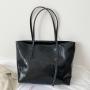 Simple and Large Capacity Bags for Women, New Style Fashionable Versatile ins Shoulder Bag, Internet Celebrity Handheld Tote