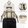 LOVEVOOK Stylish Oxford Classic Custom Logo Waterproof Fit 15.6in Computer Bookbag Travel School Daypack Laptop Backpack Unisex