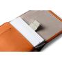 High quality italian leather slide slim men's wallet made of vintage genuine leather