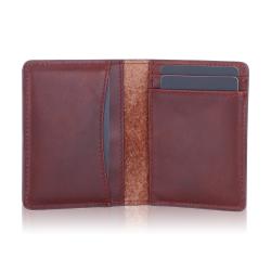 Leather Credit Card Holder Wallet Thin Bifold RFID Blocking Wallet Slim Front Pocket Minimalist Wallet Small Card Case