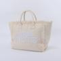 Large Capacity Custom Private Label Fashion Bags Handbag Tote  Portable Travel Beach Canvas Tassel Female Shoulder Handbags