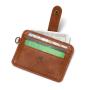 CUIKCA Unisex Women Men Wallet PU Leather Slim Wallet With Snap Button & D-ring Coin Purse Business ID Credit Card Holder Cases