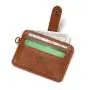CUIKCA Unisex Women Men Wallet PU Leather Slim Wallet With Snap Button & D-ring Coin Purse Business ID Credit Card Holder Cases