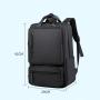 Large Capacity Backpack Laptop Bag 15.6-inch Trendy Casual Commuting College Student Waterproof Computer Backpack