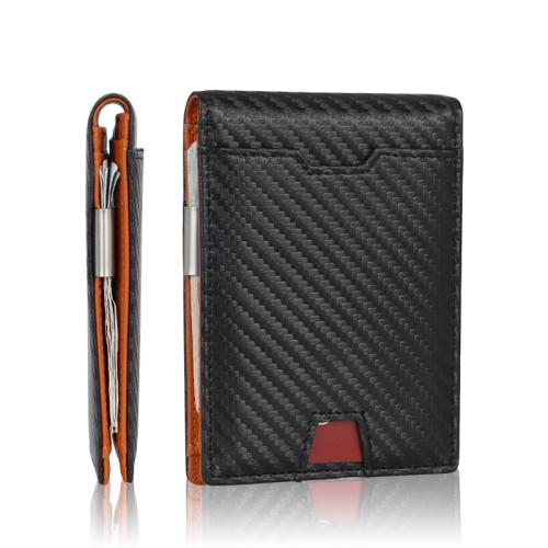 OEM/ODM Card Clip Holder Money Clip Credit Card Holder Cash Wallet Carbon Fiber Money Clip