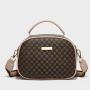 Women's Bag Ladies's 2024 Handbag New Circle Pattern Decoration Crossbody Shoulder Bag Ribbon Camera Square Bag