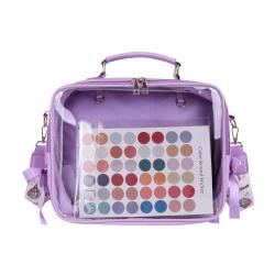 Factory customized vinyl leather school ita backpack pin display custom ita bag with clear PVC window