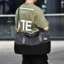 Custom Large Capacity Duffle Bag Nylon Lightweight Luggage Bag With Shoe Compartment Portable Travel Storage Bag
